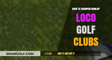 Mastering the Art of Sharpening Dunlop Loco Golf Clubs