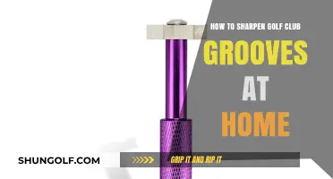 DIY Golf Club Groove Sharpening: Enhance Your Game at Home