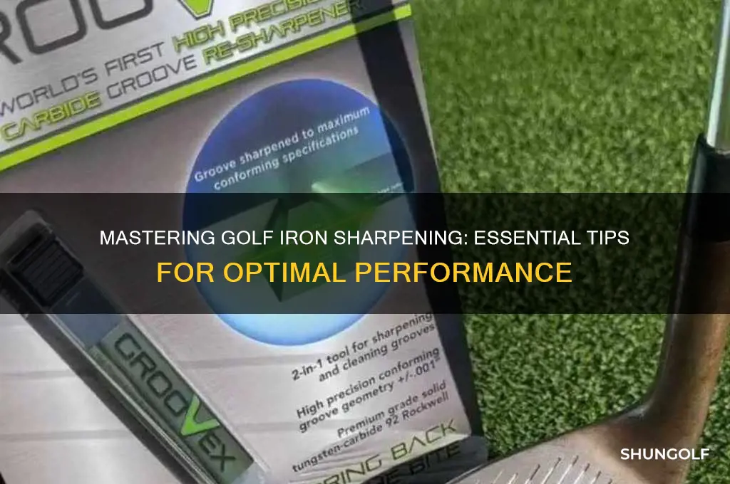 how to sharpen golf irons