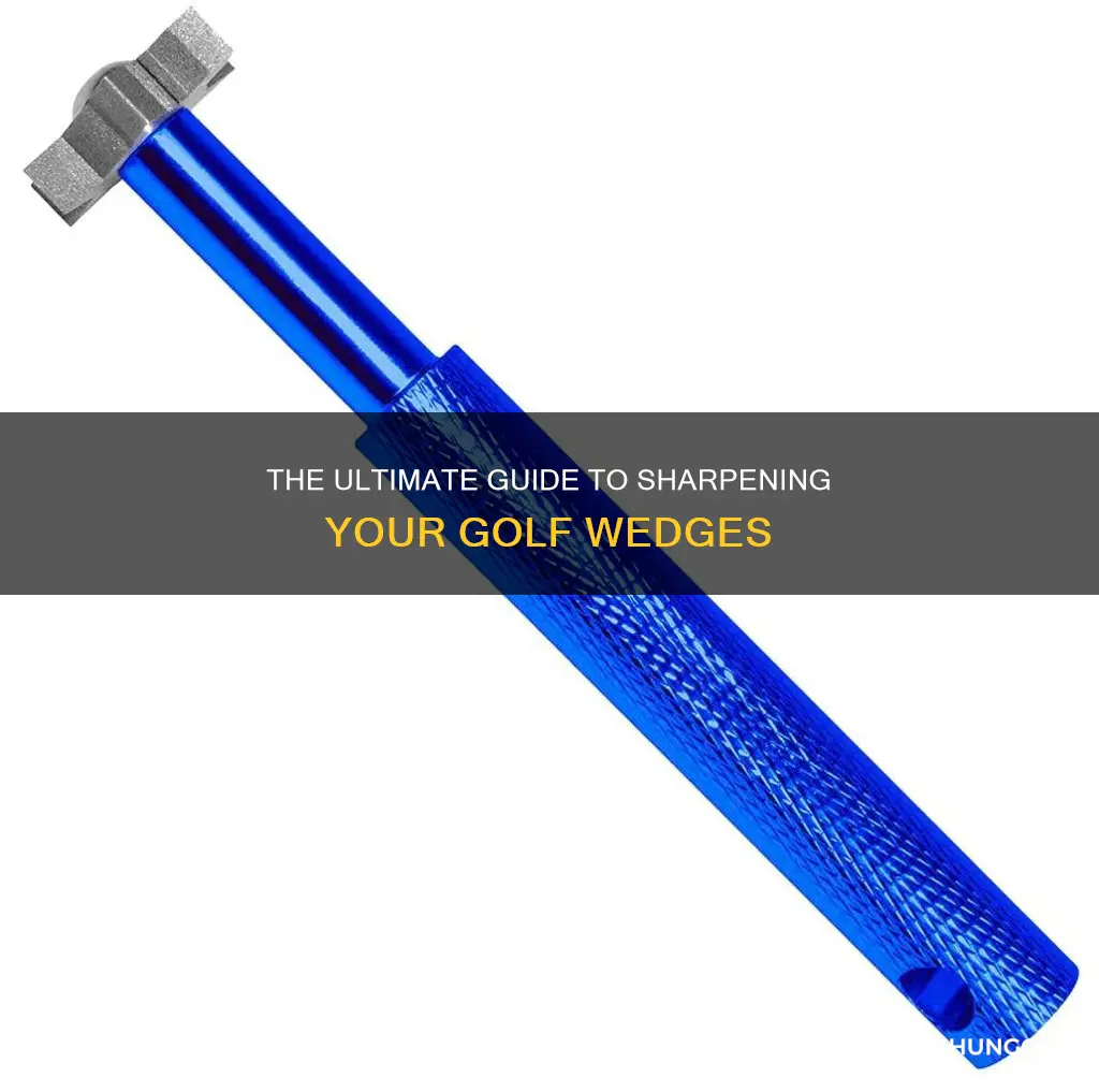 how to sharpen golf wedges