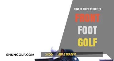 Mastering Weight Shift: How to Move Weight to Front Foot in Golf