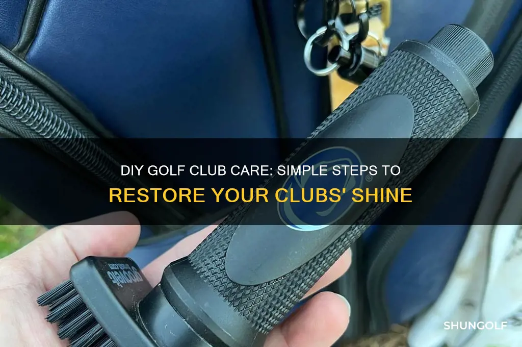 how to shine golf clubs at home