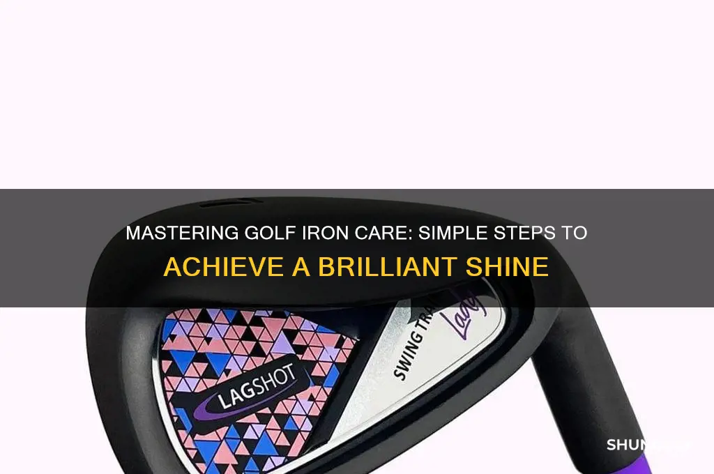 how to shine golf irons