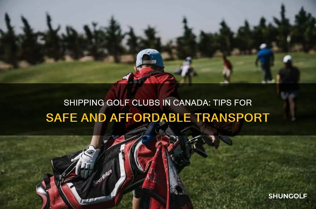 how to ship golf clubs in canada