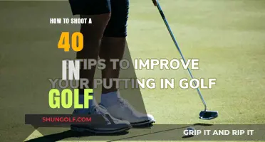 Mastering the Greens: Strategies to Shoot a 40 in Golf