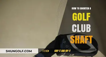 Mastering Golf Club Customization: Shortening Your Shaft for Better Performance