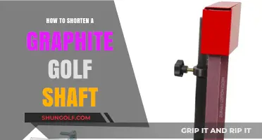 DIY Guide: Shortening Your Graphite Golf Shaft for a Perfect Fit