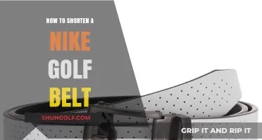 Quick Guide: Adjusting Your Nike Golf Belt for a Perfect Fit