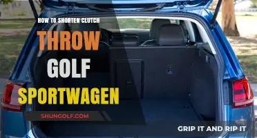Shortening Clutch Throw in Your Golf Sportwagen: A Step-by-Step Guide