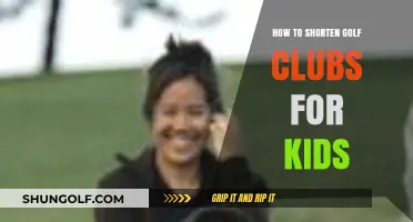 Customizing Kids' Golf Clubs: Simple Steps to Shorten for Perfect Fit