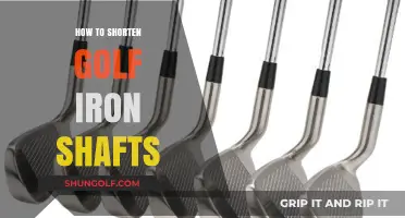 Mastering Your Swing: A Guide to Shortening Golf Iron Shafts