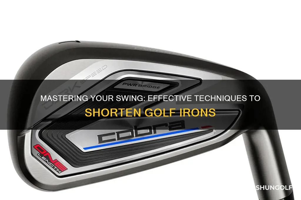 how to shorten golf irons