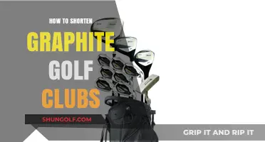 Mastering Graphite Golf Club Shortening: A Step-by-Step DIY Guide