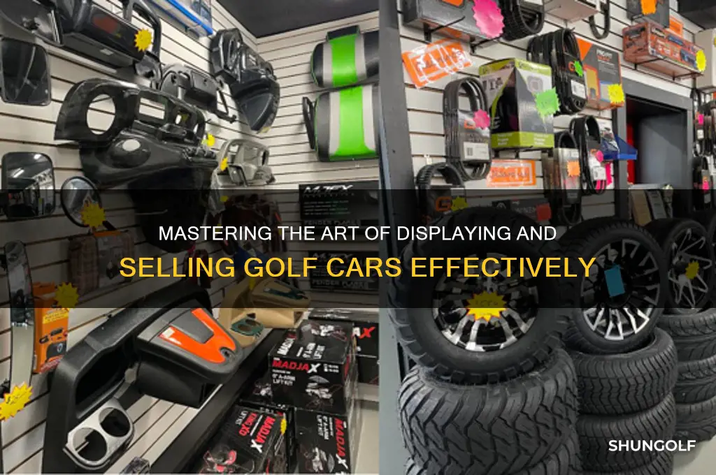 how to show and sell golf cars