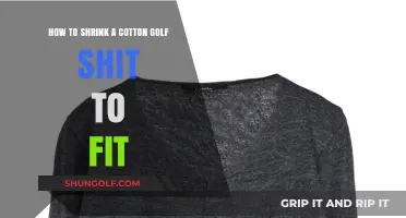 Shrinking Your Cotton Golf Shirt: A Step-by-Step Guide to Perfect Fit