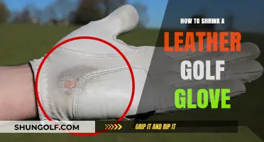 Shrinking Your Leather Golf Glove: A Step-by-Step Guide to Perfect Fit