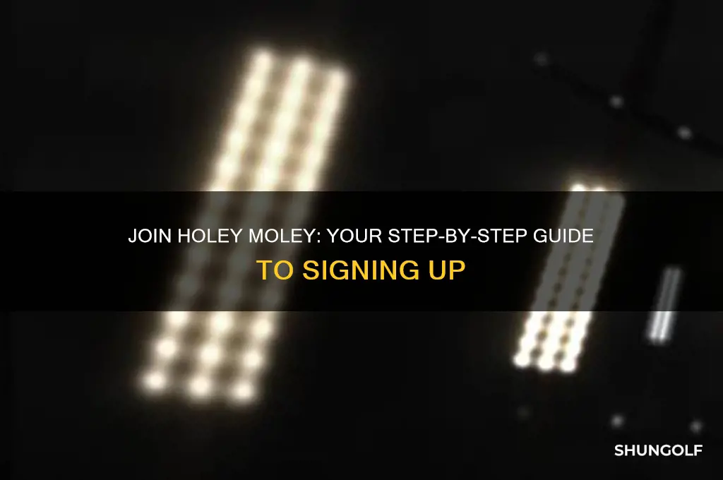how to sign up for holey moley golf show