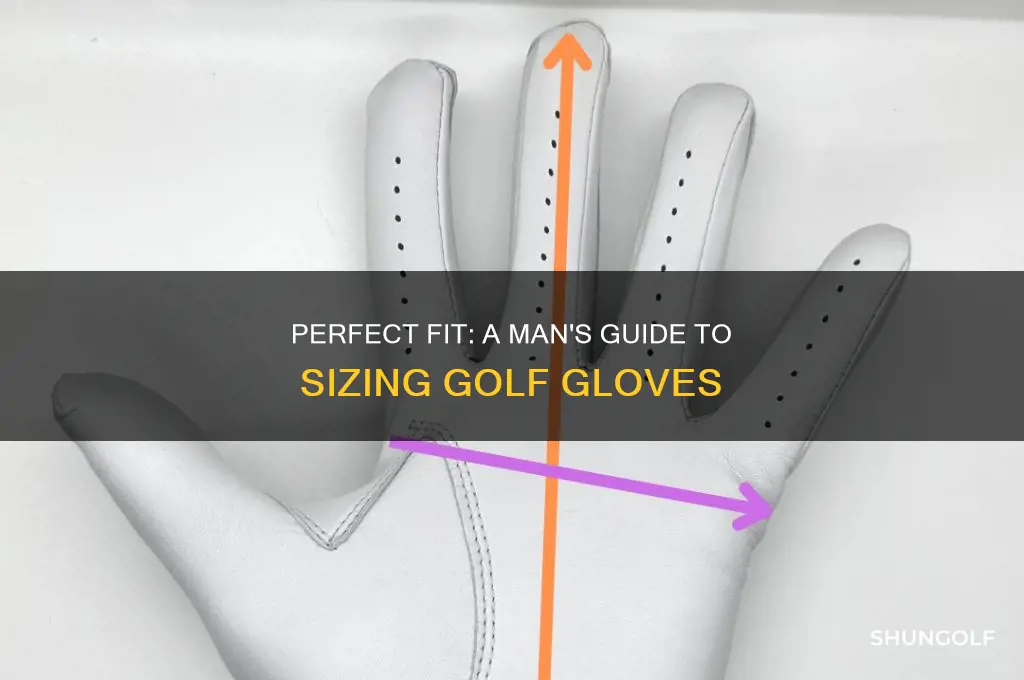 how to size a golf glove for a man