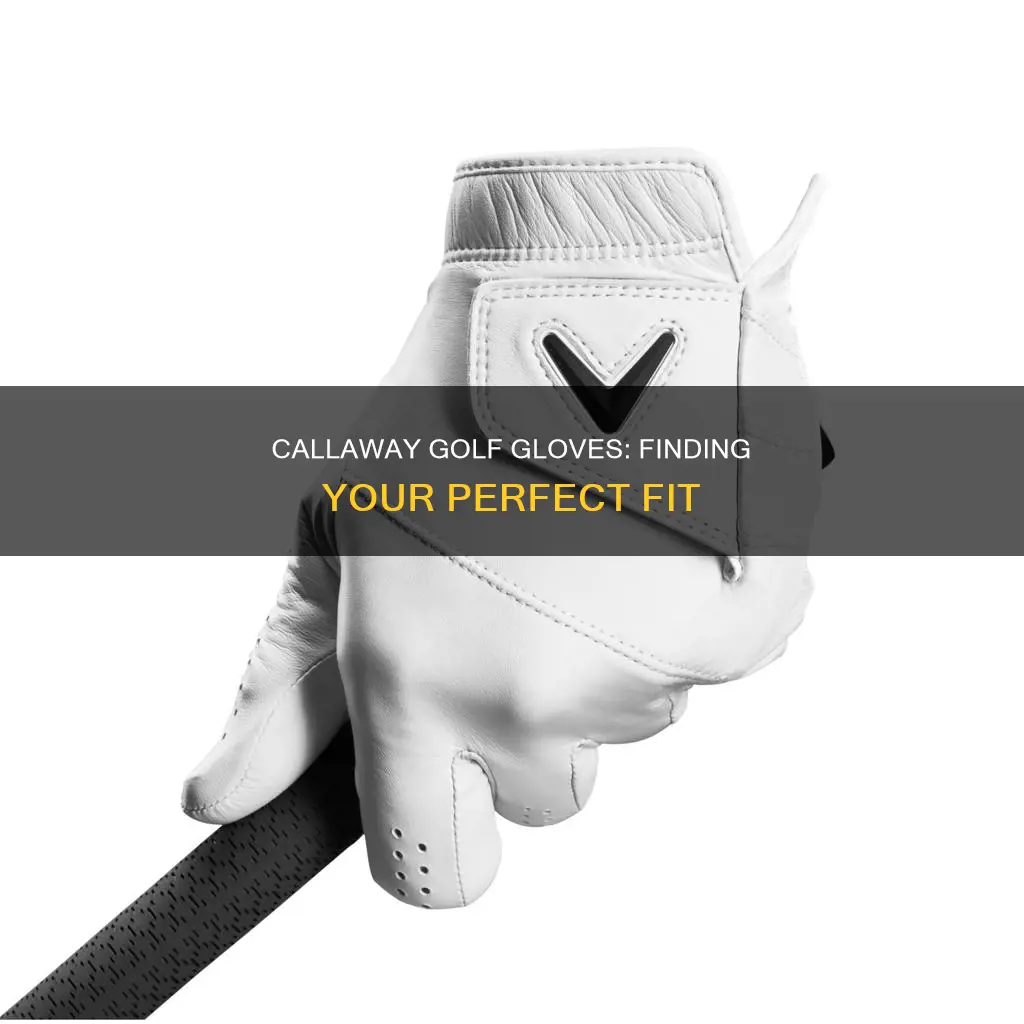 how to size callaway golf gloves