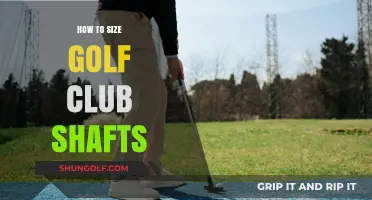 Mastering Golf Club Shaft Sizing: A Comprehensive Guide for Optimal Performance