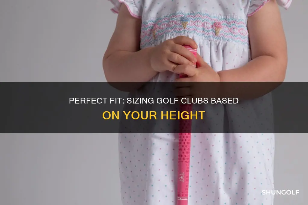how to size golf clubs for height