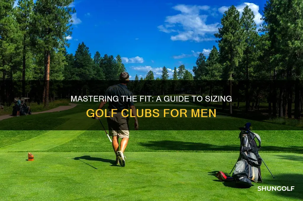 how to size golf clubs for men