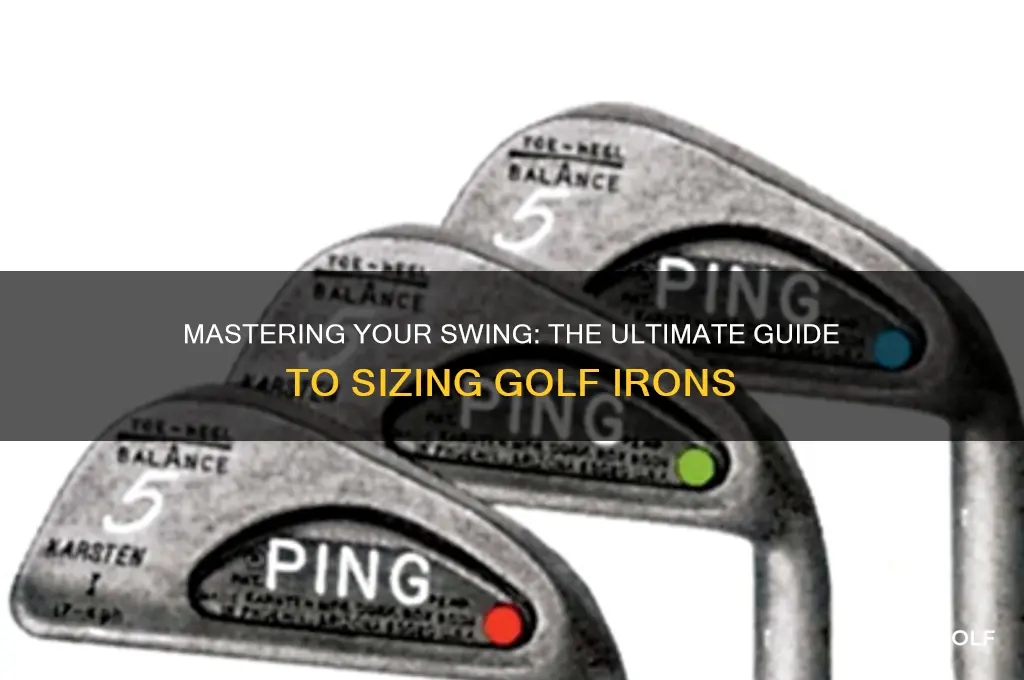 how to size golf clubs irons