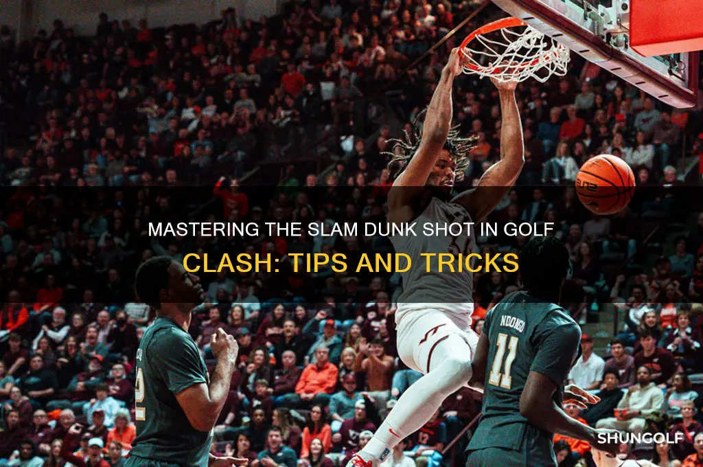 how to slam dunk in golf clash