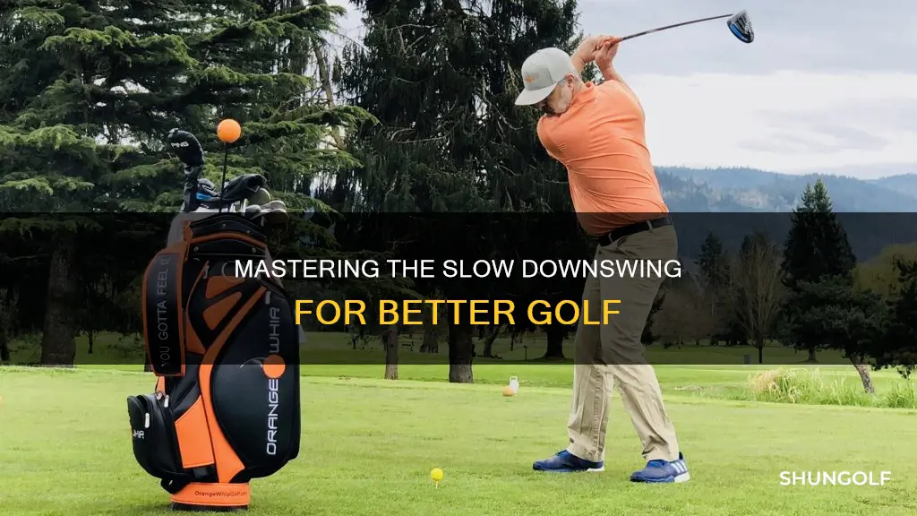 how to slow down golf downswing