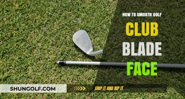 Mastering the Art: Smooth Your Golf Club Blade Face Effortlessly