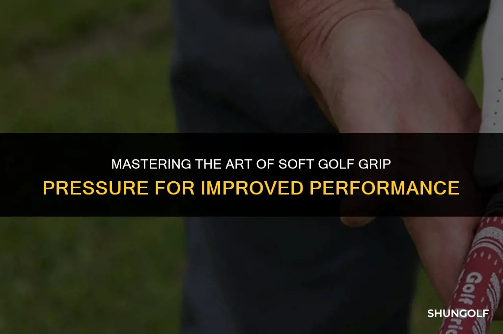 how to soft golf grip pressure