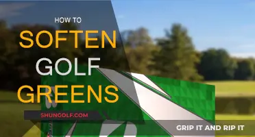 The Secret to Softening Golf Greens