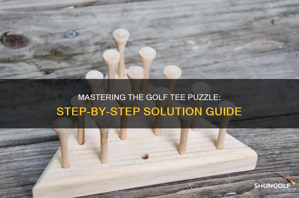 how to solve the golf tee puzzle