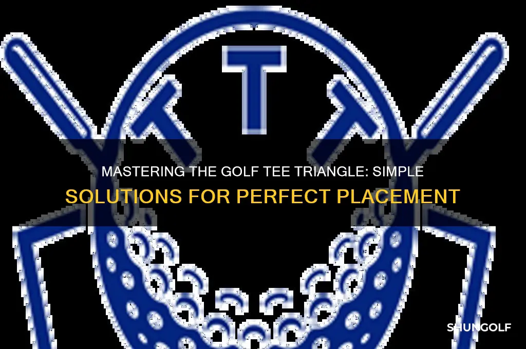 how to solve the golf tee triangle