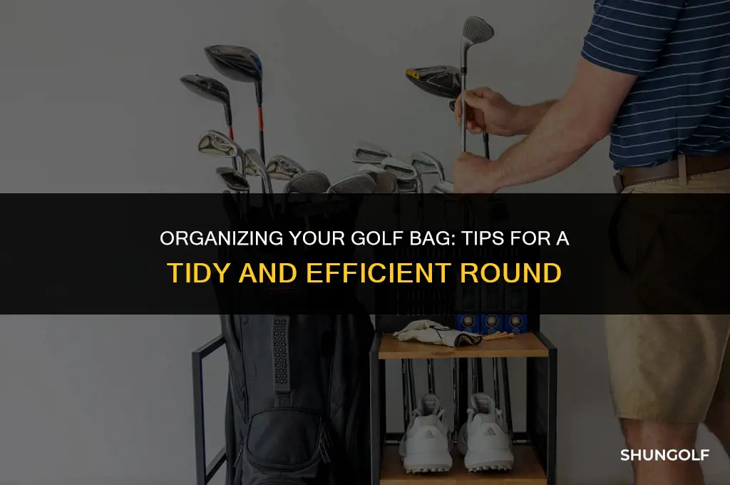 how to sort a golf bag