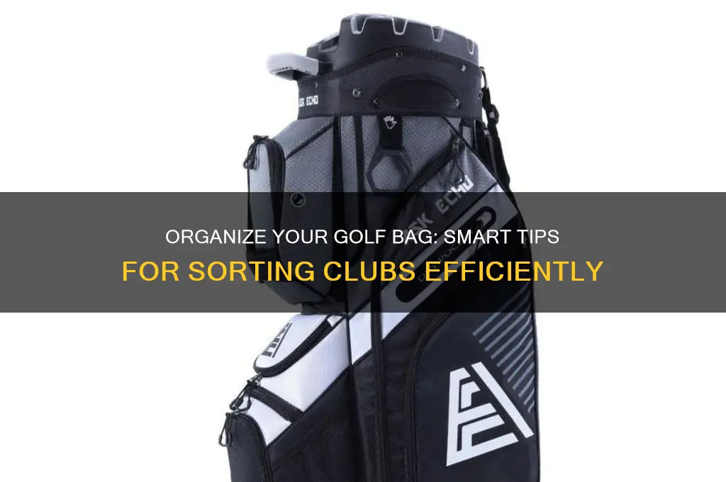 how to sort clubs in golf bag