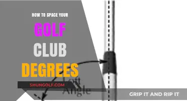 Master Your Golf Swing: Optimal Club Degree Spacing Guide