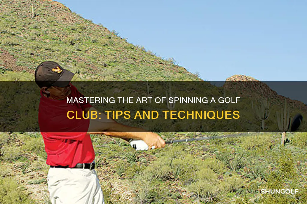 how to spin a golf club