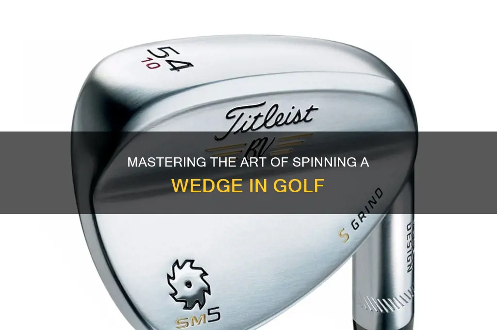 how to spin a wedge in golf