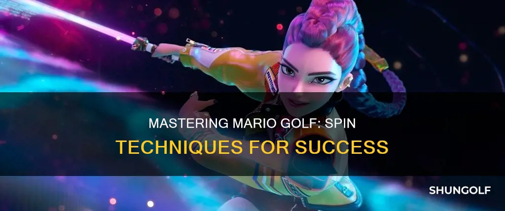 how to spin in mario golf