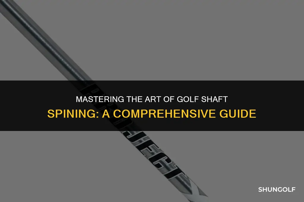 how to spine a golf shaft