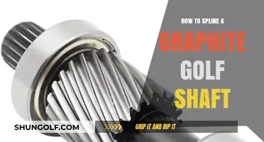 Mastering the Art of Graphite Golf Shaft Splining