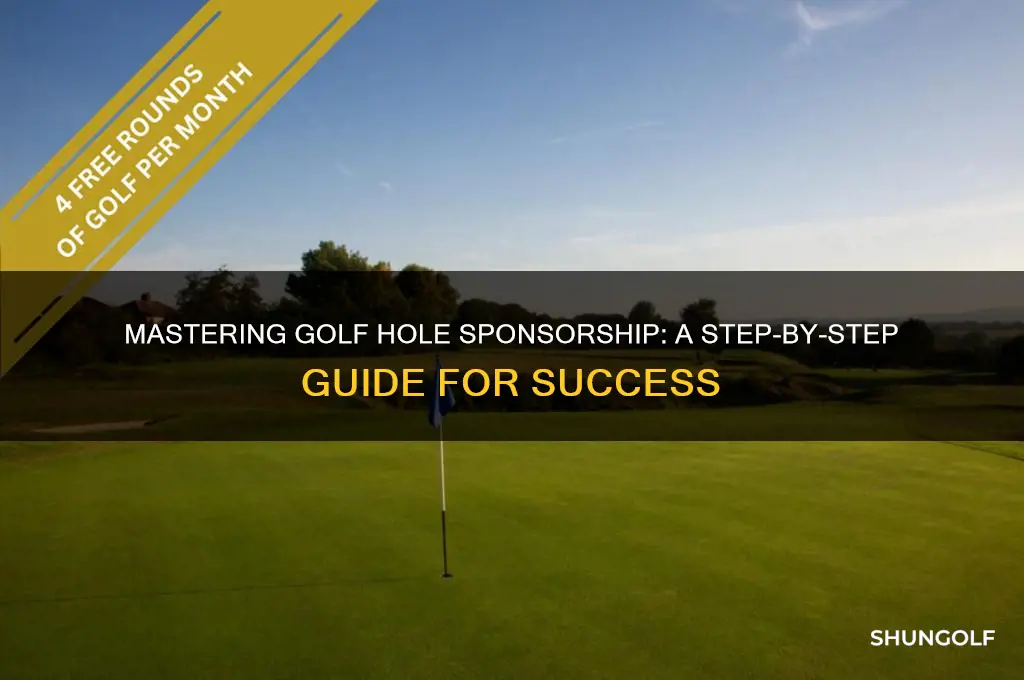 how to sponsor a golf hole