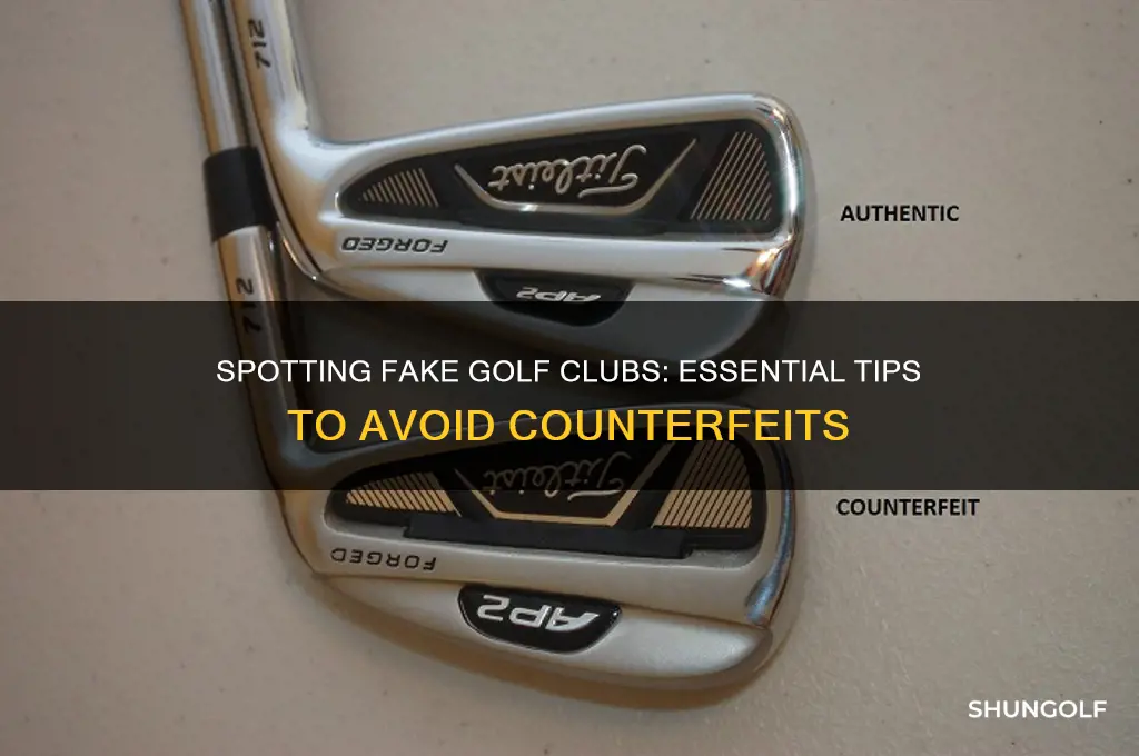 how to spot counterfeit golf clubs