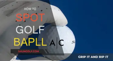 Spotting Golf Balls: A Quick Guide