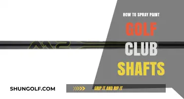 Master Spray Painting Golf Club Shafts: Easy DIY Customization Guide