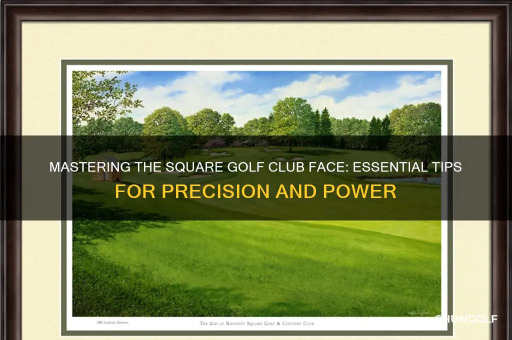 how to square golf club face