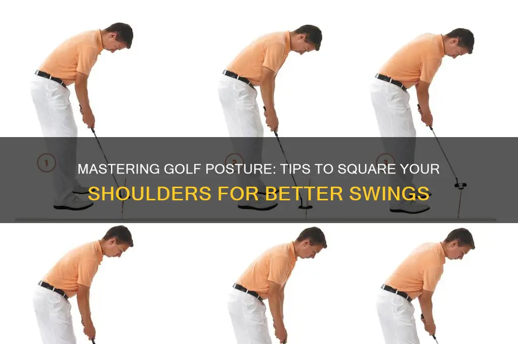 how to square my shoulders in golf