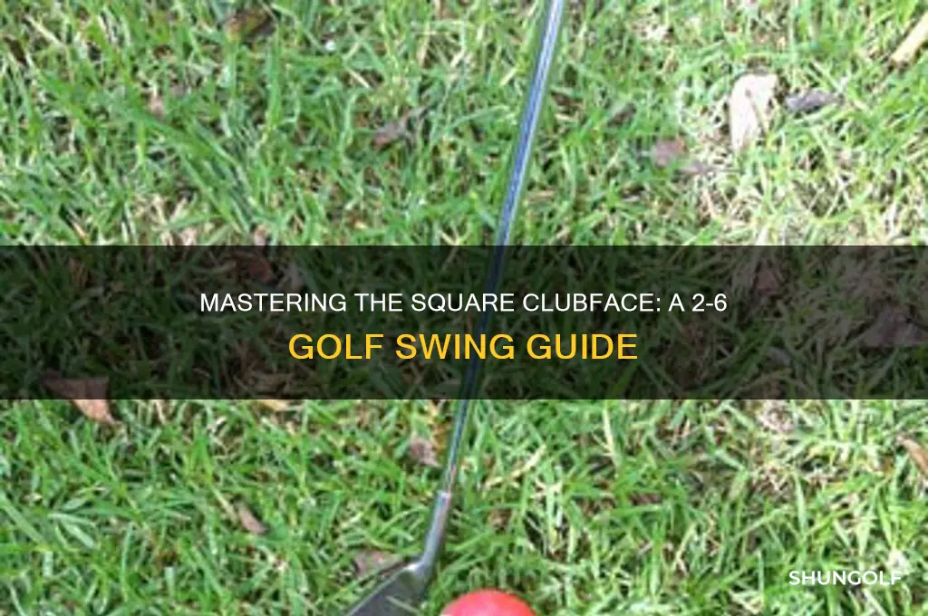 how to square the clubface 2 6 golf