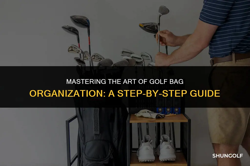how to stack a golf bag